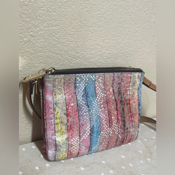 Brahmin Leather Colorful Shoulder Bag! - Picture 2 of 7